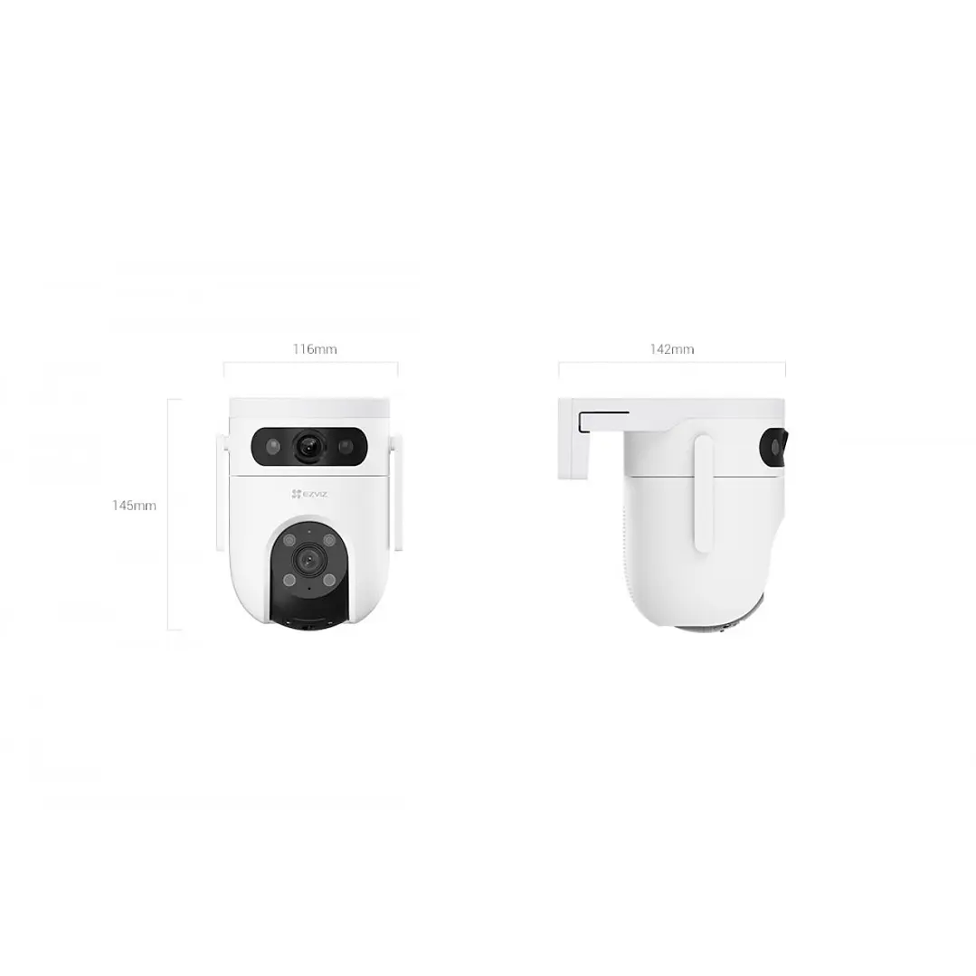 Camara PT WiFi H9C Dual 3K+ 3K Panoramica Smart Tracking Exterior H.265 WIFI6 CS-H9c-R105-8H55WFL Ezviz 2