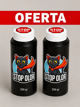 OFERTA KIT STOP OLOR - Lleva 2 Stop olor para gatos
