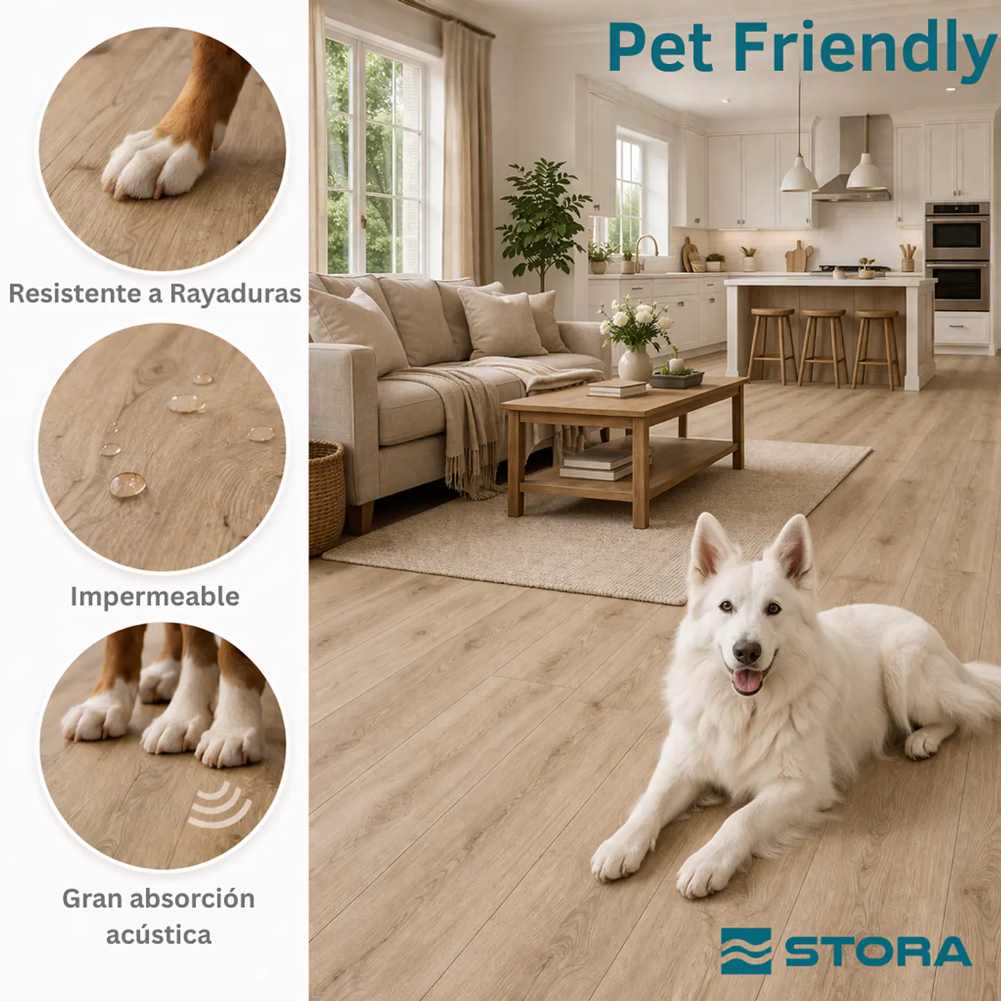 Stora Piazza Natural 6.5 mm 5