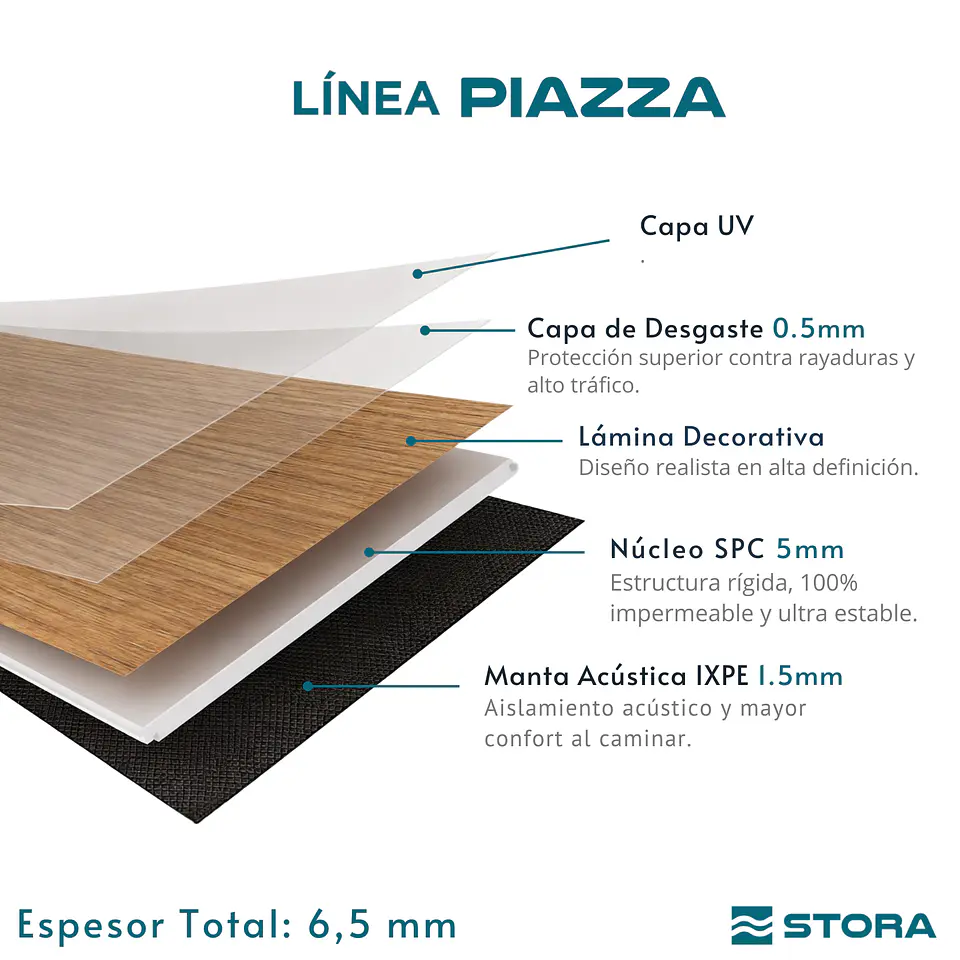 Stora Piazza Greige 6.5 mm 7