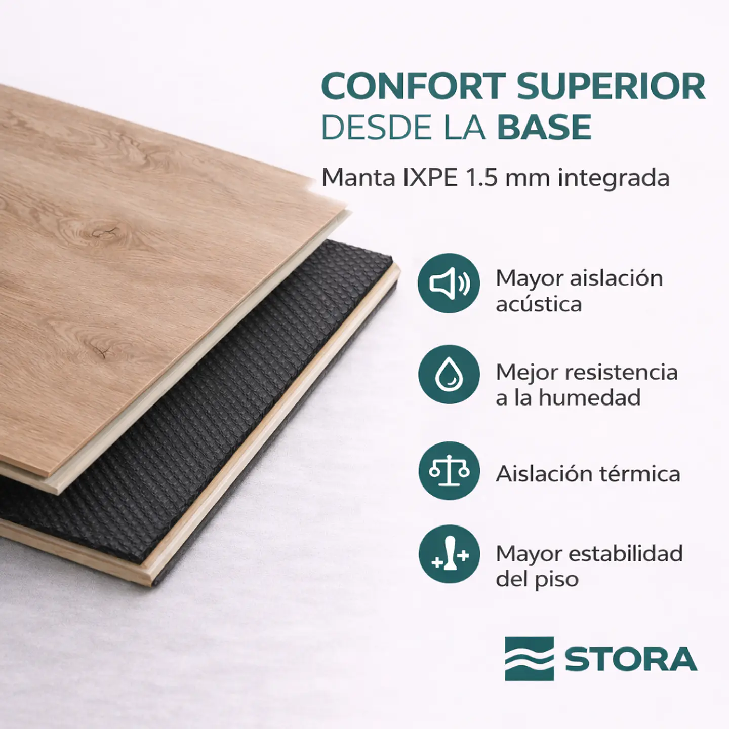 Stora Piazza Natural 6.5 mm 8