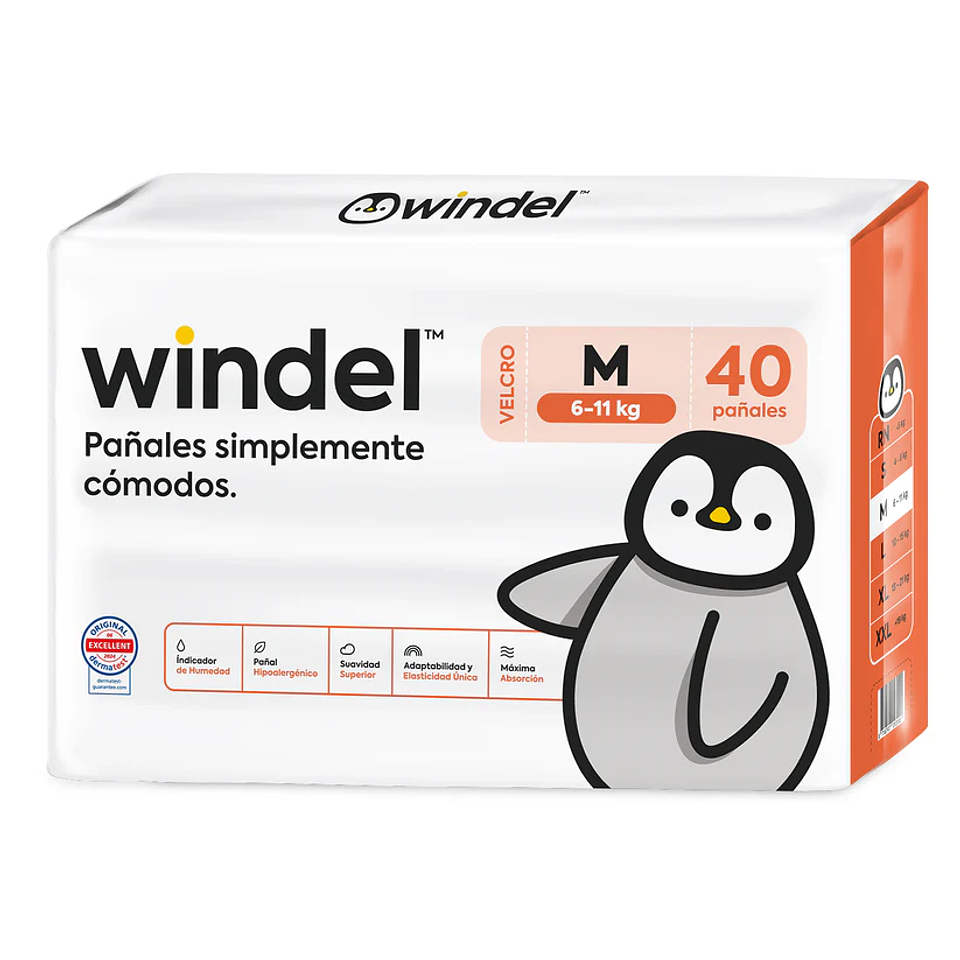 Windel M 40 unidades 1