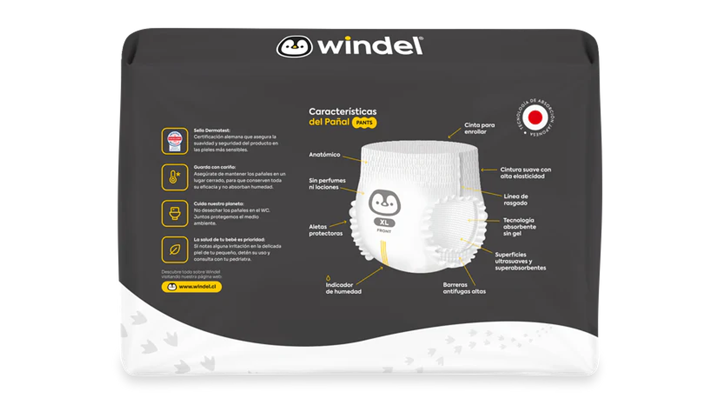 Windel Pants XL 32 unidades 2