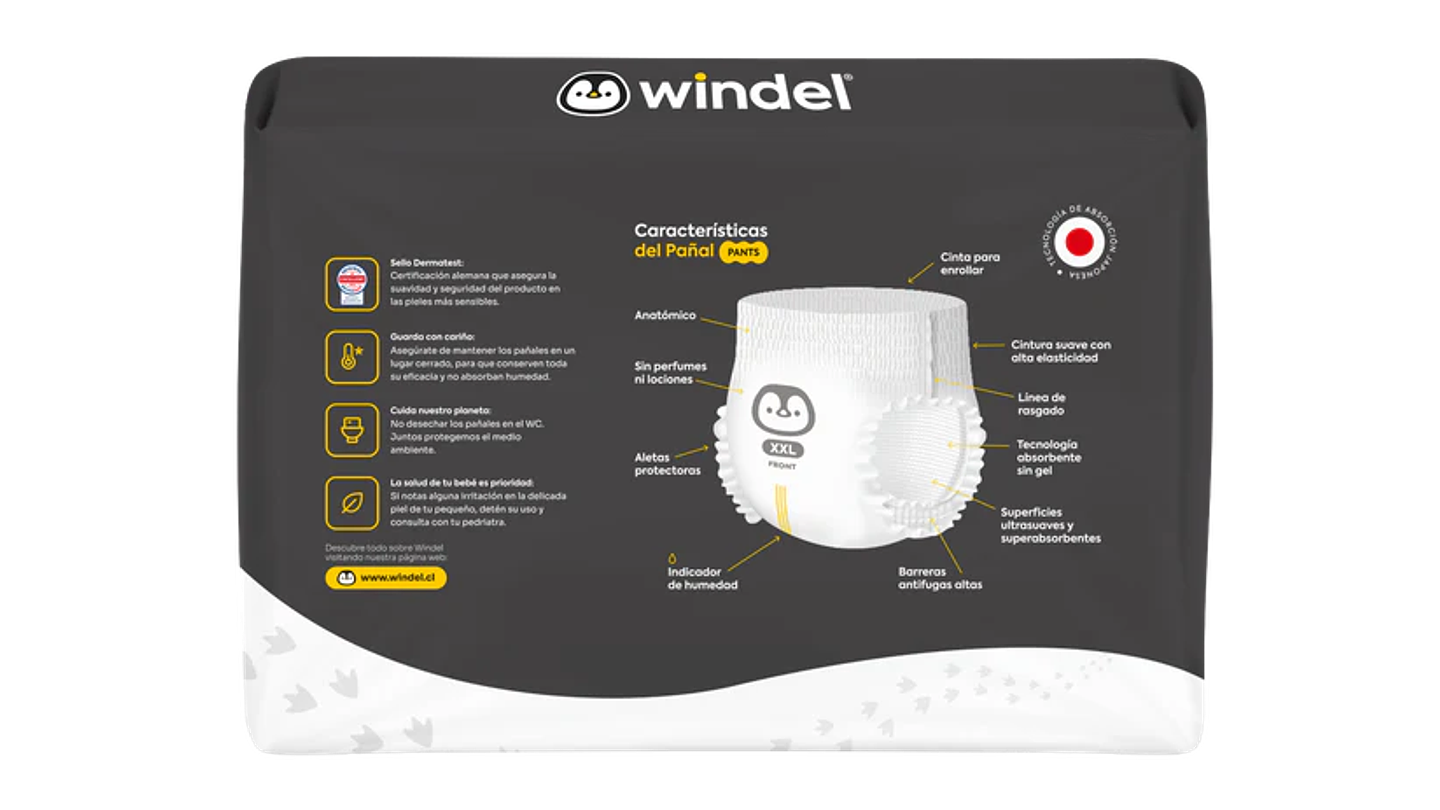 Windel Pants XXL (15–28 kg) 30 unidades 2