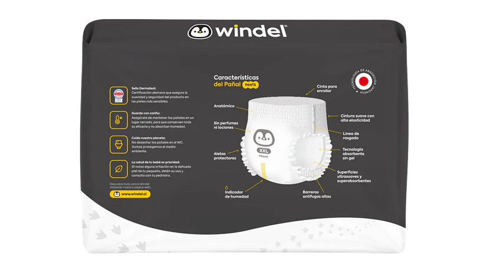 Windel Pants XXL (15–28 kg) 30 unidades 2