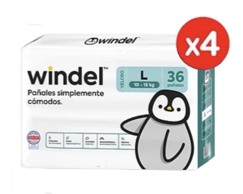 Windel L 144 unidades