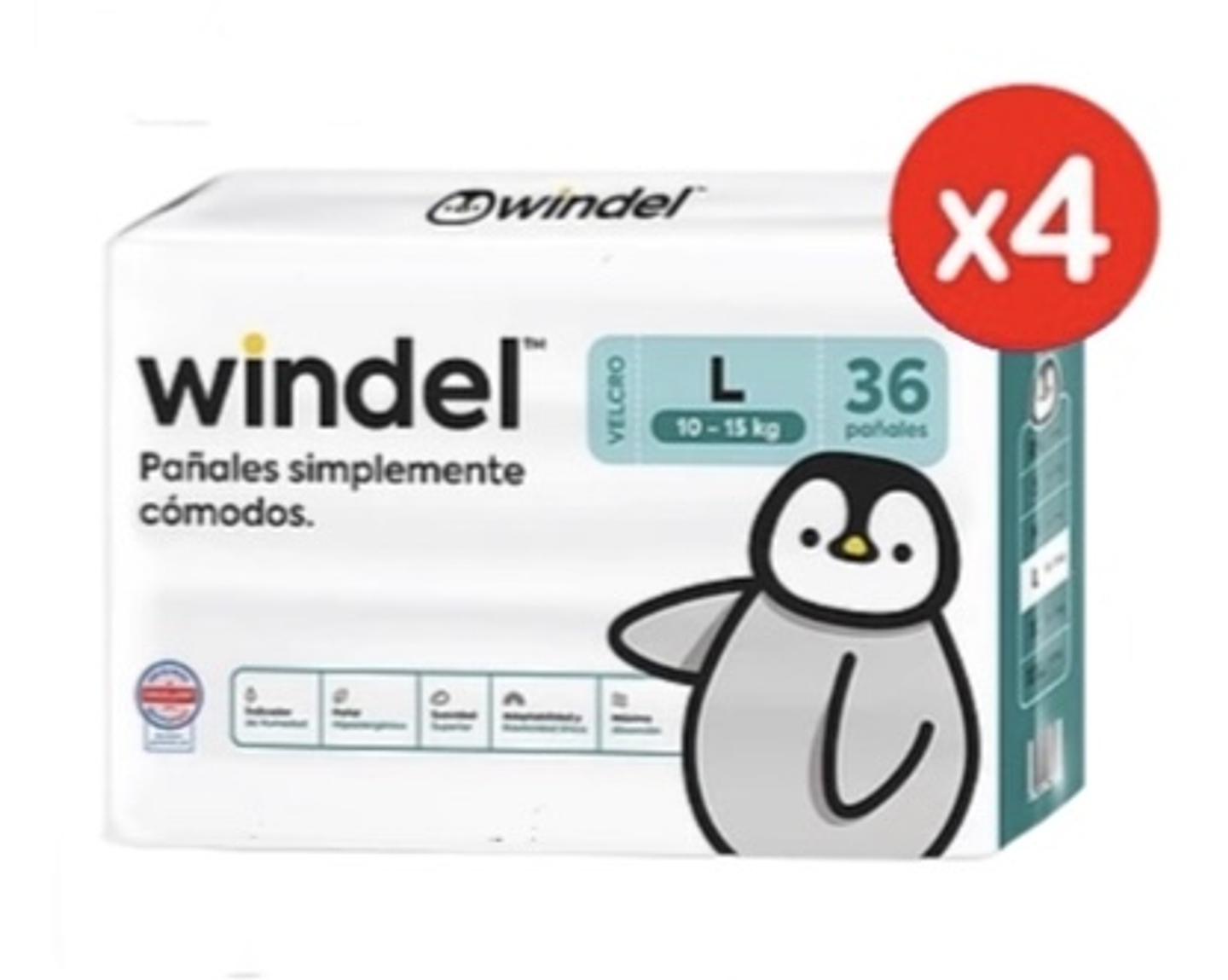 Windel L 144 unidades 1