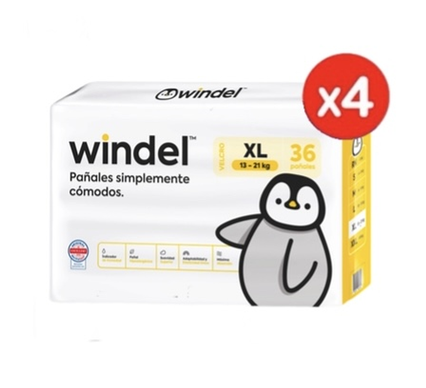 Windel XL 144 unidades 1