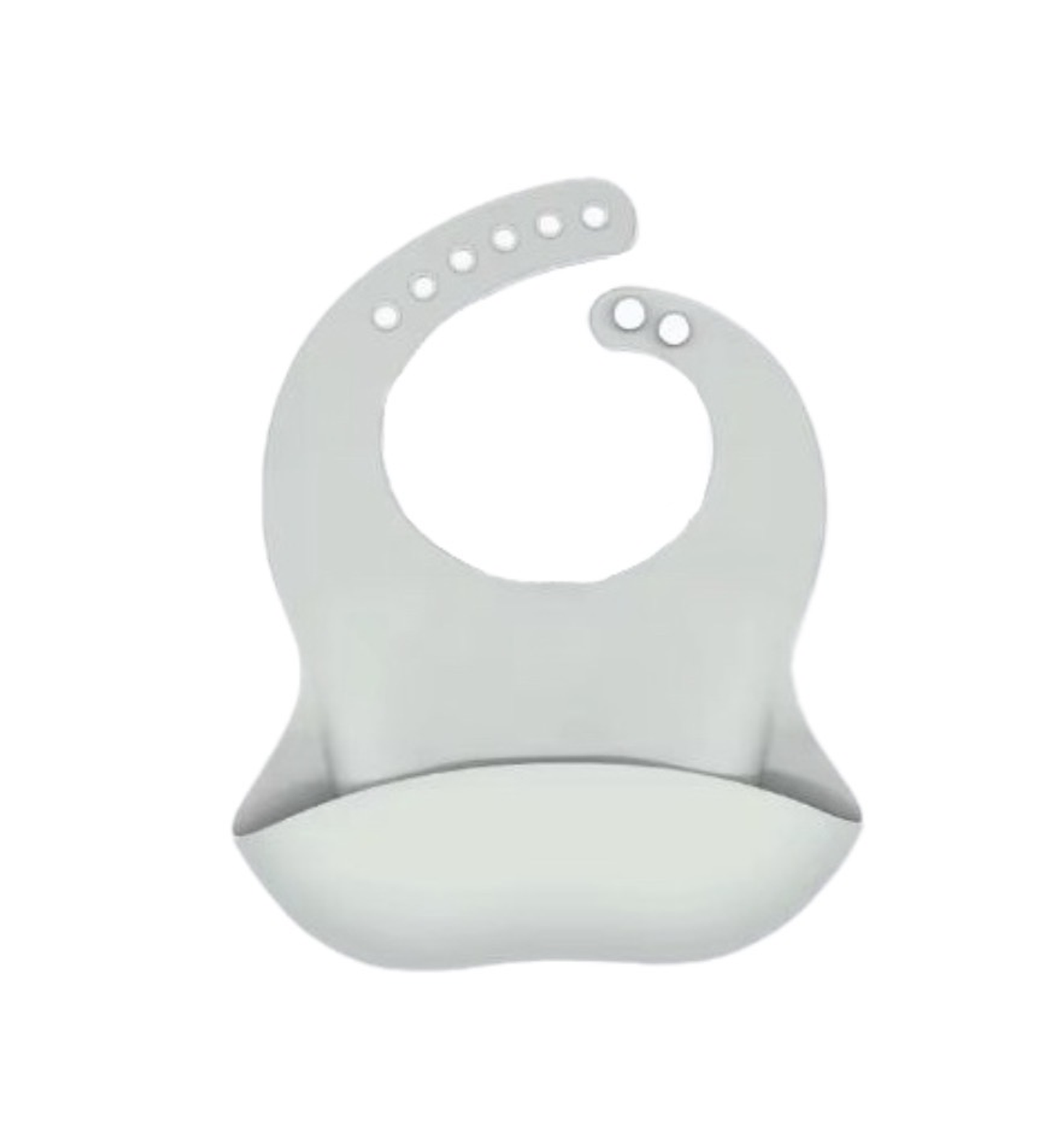 Babero de Silicona con Bolsillo Recolector  1