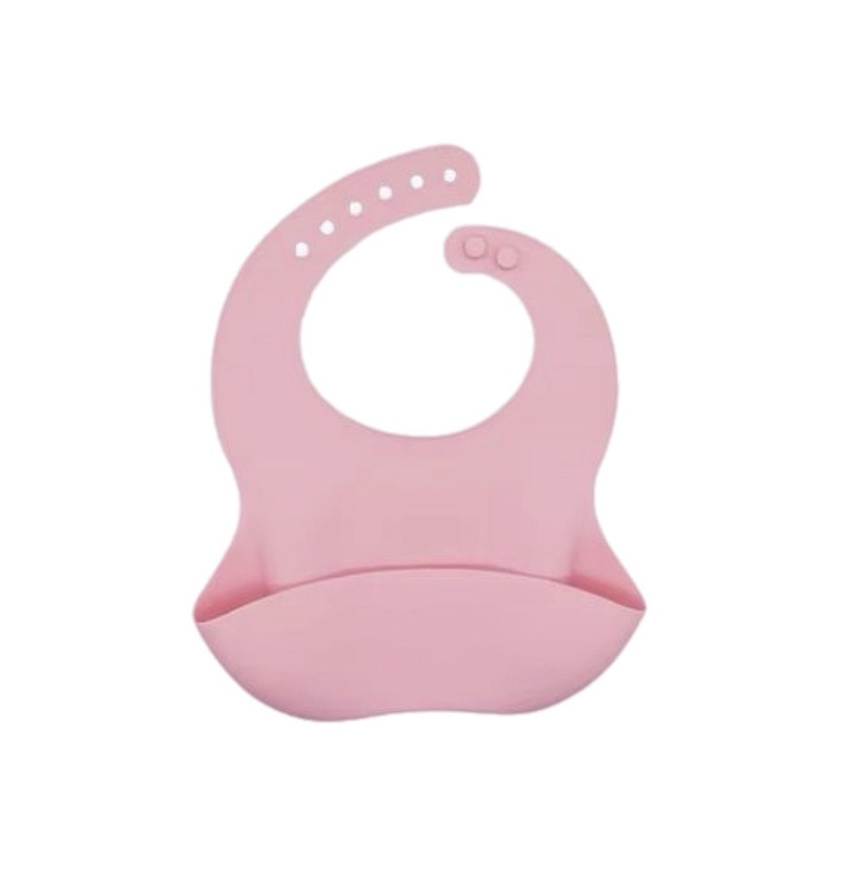 Babero de Silicona con Bolsillo Recolector  2