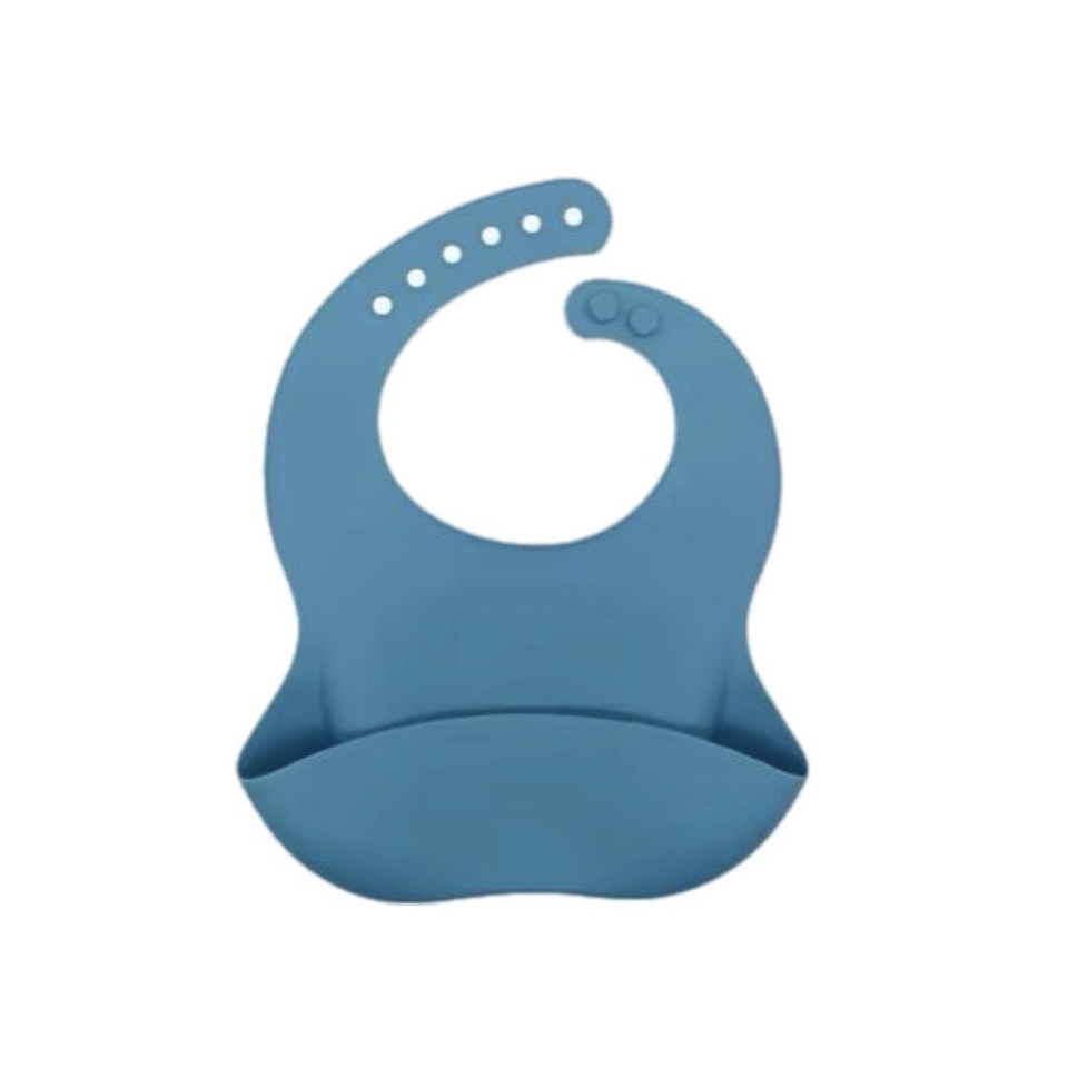 Babero de Silicona con Bolsillo Recolector  3