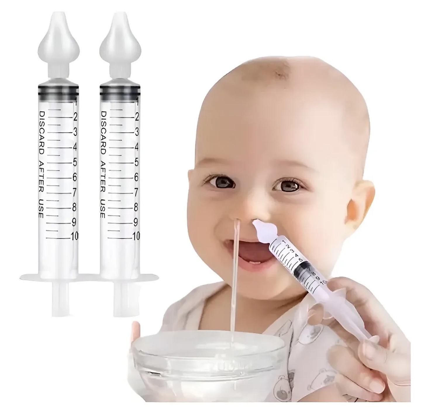 Pack 2 Limpiadores Nasal, Lavado Nasal, Aspirador Bebé 2