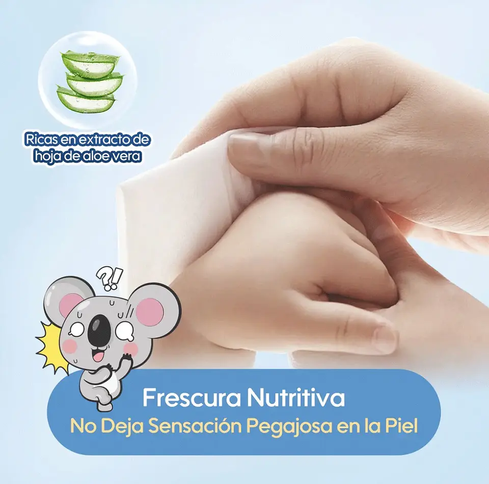 Toallitas Húmedas Aiwibi pack 240 uds 3