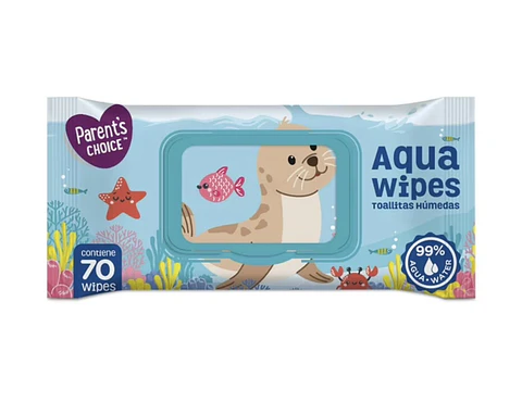 Pack 3 toallitas bebe Toallitas Húmedas Parent's Choice 99% Agua, 210 Un