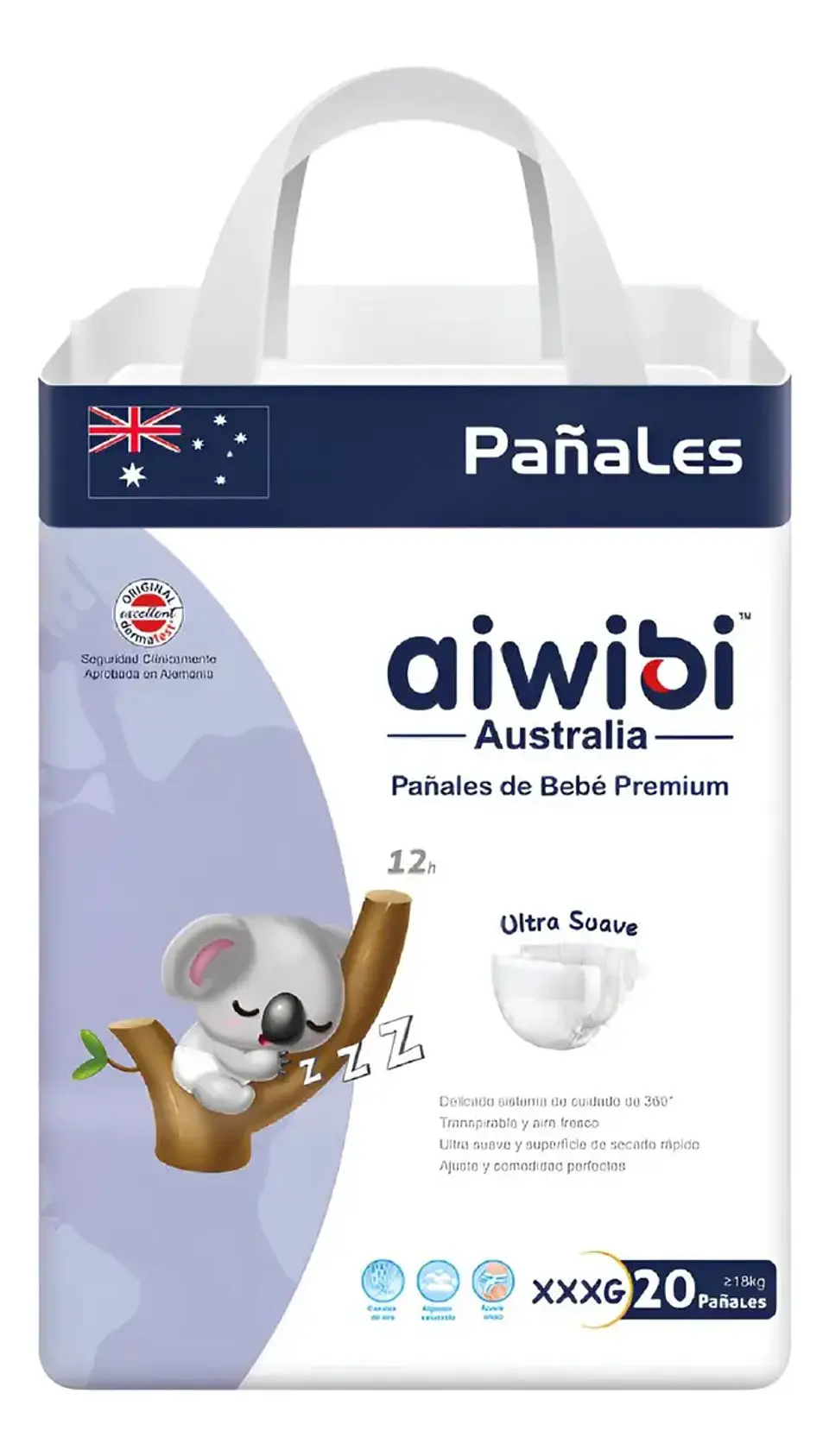 Aiwibi Premium XXXG (18+ Kg) 20 uds 1