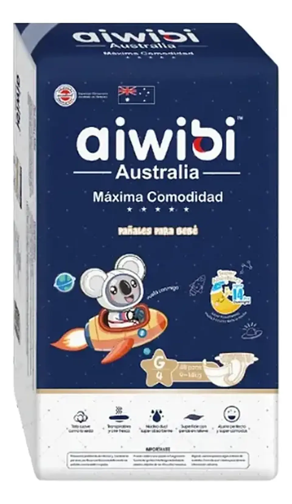 Aiwibi Dulce Noche G (9-14Kg) 48 uds 1