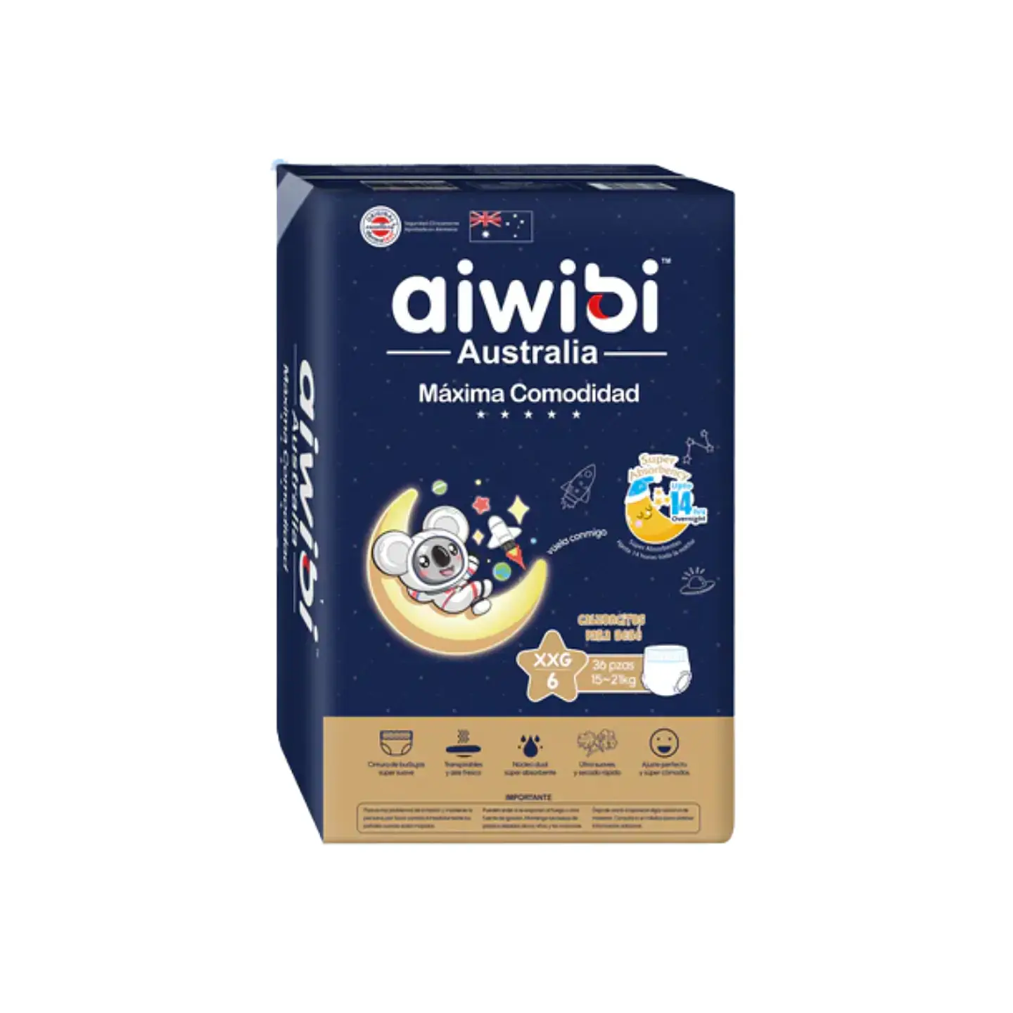 Aiwibi Pants 6 XXG (15-21Kg) 36 uds 1