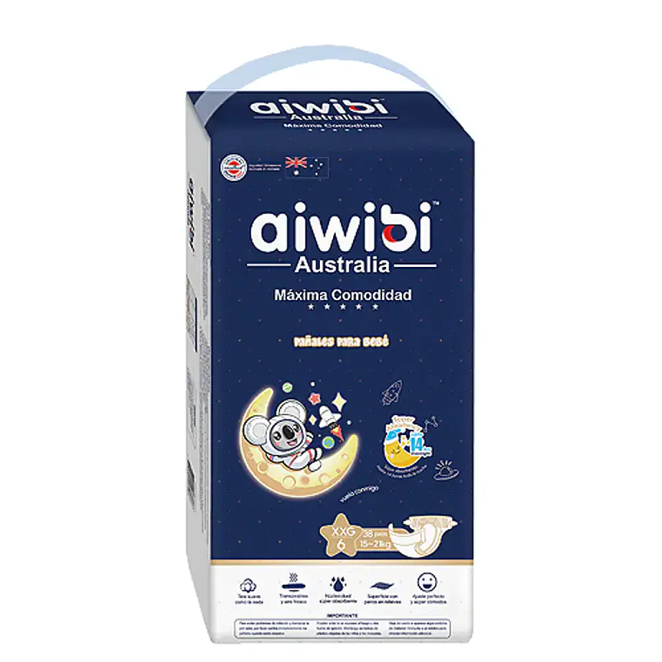 Aiwibi Dulce Noche XXG (15-21Kg) 38 uds 1