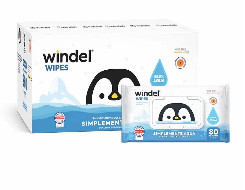 Windel Wipes Caja 12x80 2