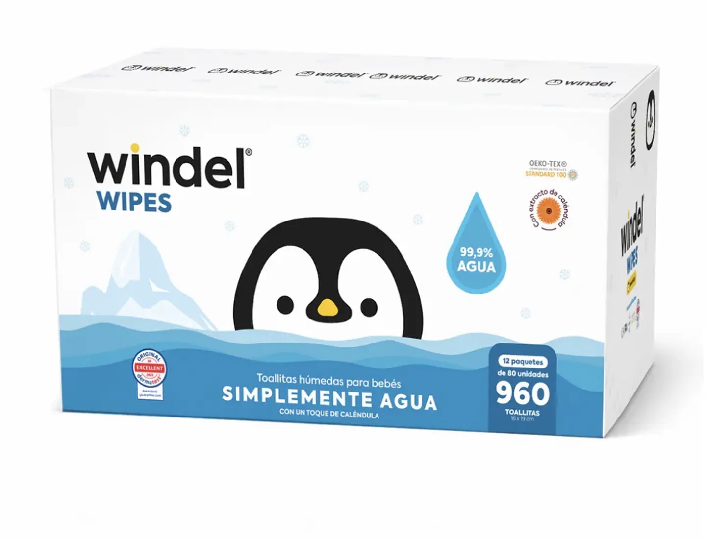 Windel Wipes Caja 12x80 3
