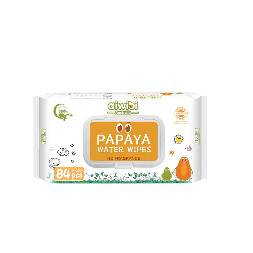 Toallitas Húmedas Aiwibi Papaya 84 uds 1