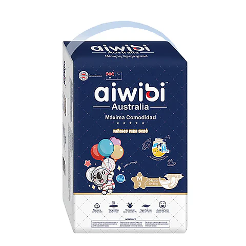 Aiwibi Dulce Noche M (6-11Kg) 54 uds