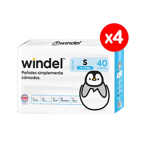 Windel S (4-8kg) 160 uds