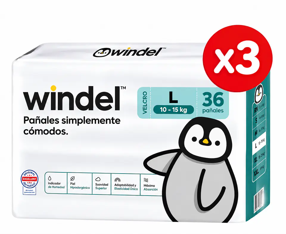 Windel L 108 unidades 1