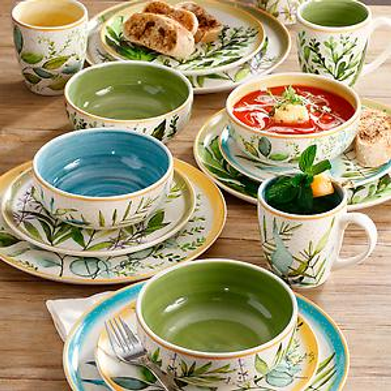 Vajilla Corona Siena 4 puestos 16 piezas 3