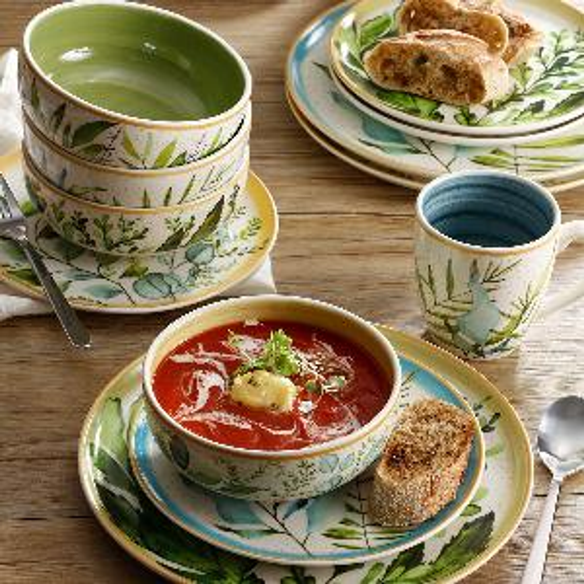 Vajilla Corona Siena 4 puestos 16 piezas 5