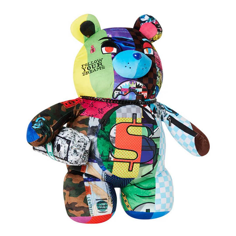 MOCHILA OSO MULTICOLOR MASTERPIECES SPRAYGROUND 2