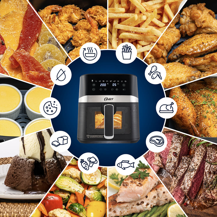 Oster® Freidora de Aire Digital, 4L de Capacidad 9