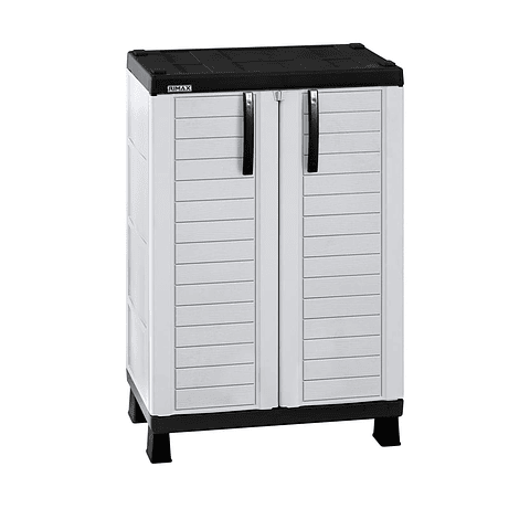 Armario Mediano Barú Gris Hielo- Negro