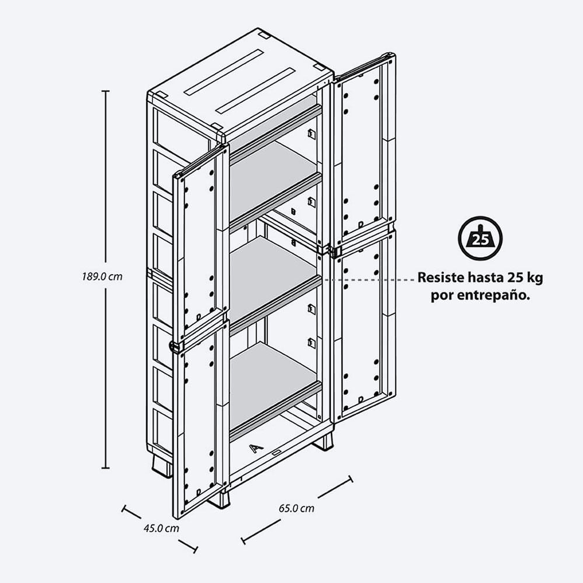 Combo Cocina Barú (Armario Grande + Armario Mediano) 4