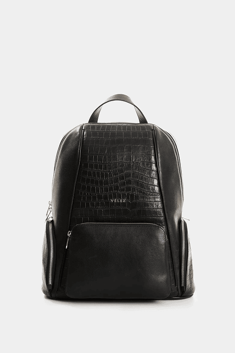 Morral de cuero grabado para mujer Georgia