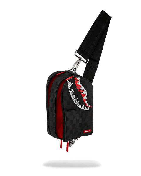 BOLSO DE MANO NEGRO SCRIBBLE SPRAYGROUND