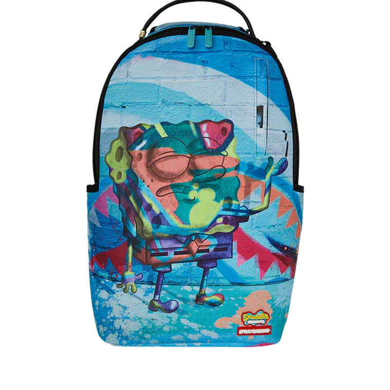 MOCHILA AZUL PAINTES SPONGEBOB SPRAYGROUND 1