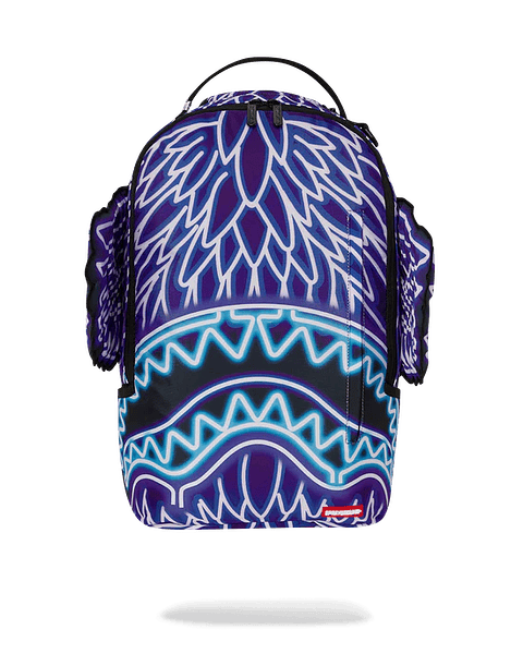 MOCHILA MORADA NEON WINGS PARTY SPRAYGROUND