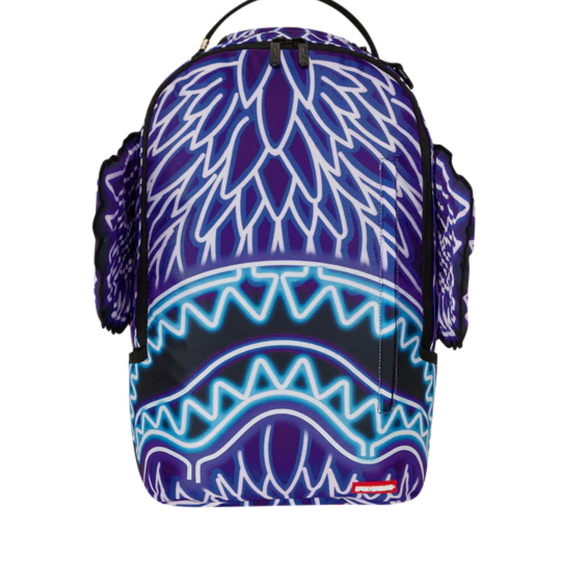MOCHILA MORADA NEON WINGS PARTY SPRAYGROUND 1