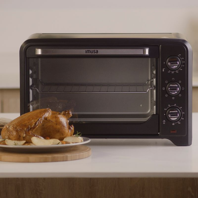 Horno Freidor IMUSA 19Litros Óptimo XL Negro 5