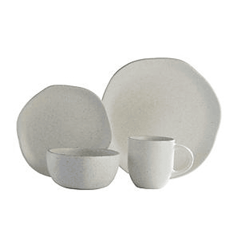 Vajilla Corona Orion Reactivo 4 Puestos 16 Piezas