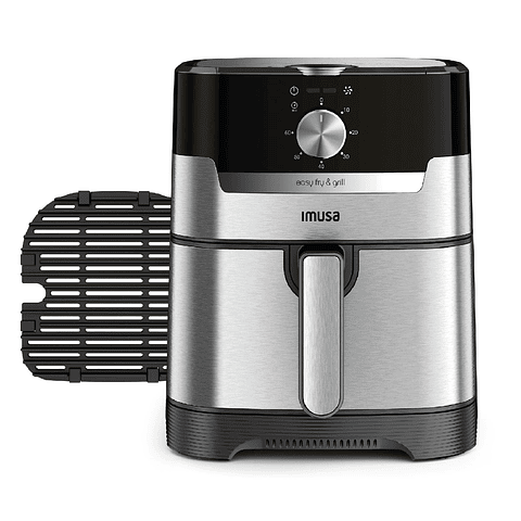 Freidora Easy Fry & Grill 2 en 1 negro IMUSA