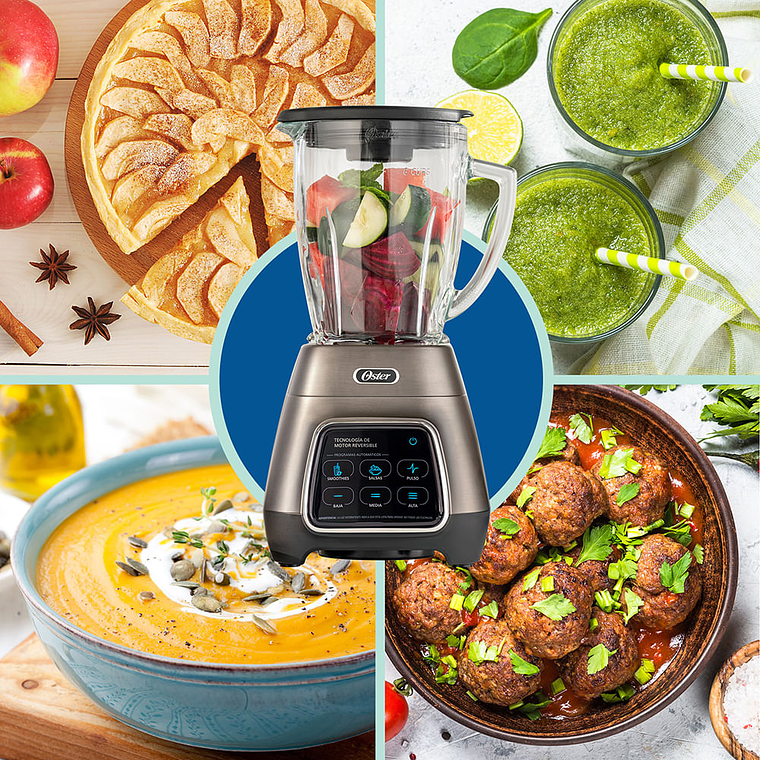 Oster® Licuadora, con Tecnología Reversible y Pantalla Táctil, 3 Velocidades 7