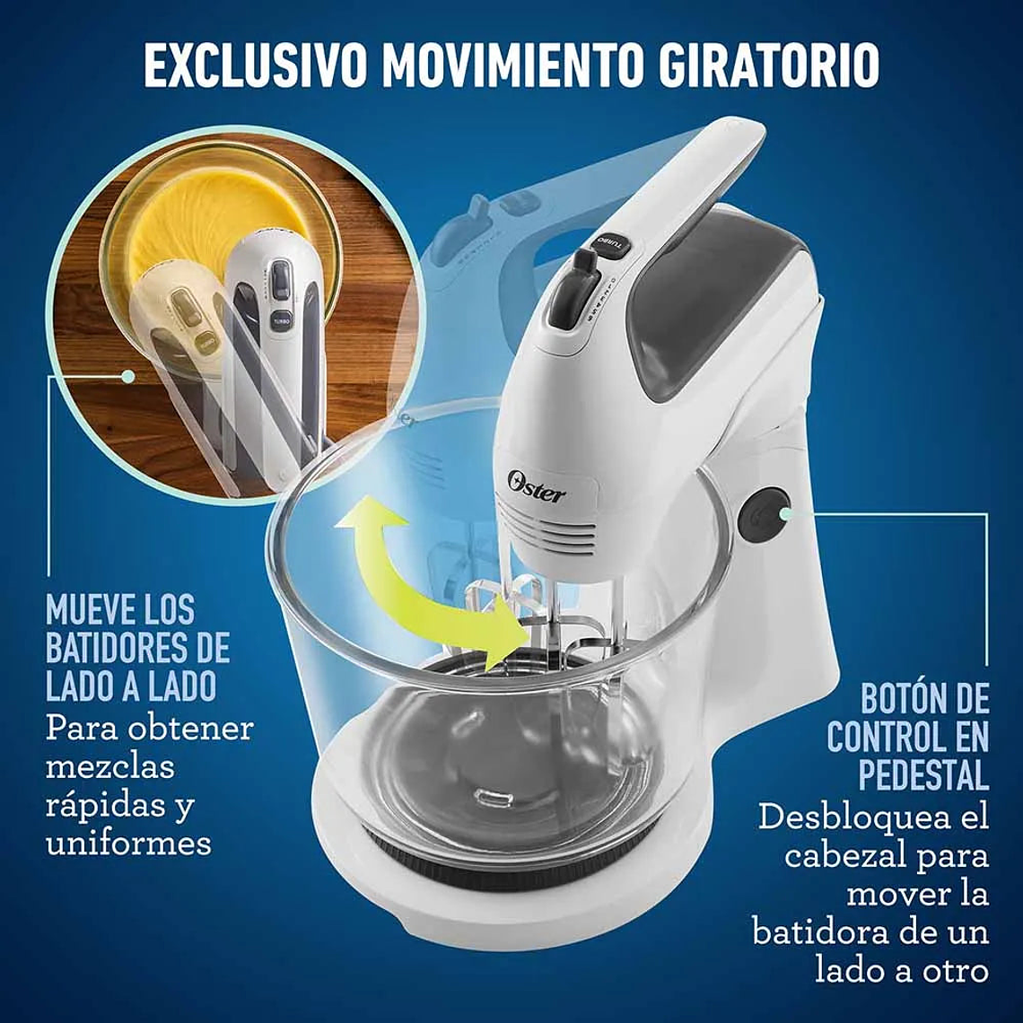Batidora de Mano y Pedestal 6 velocidades / Oster 6