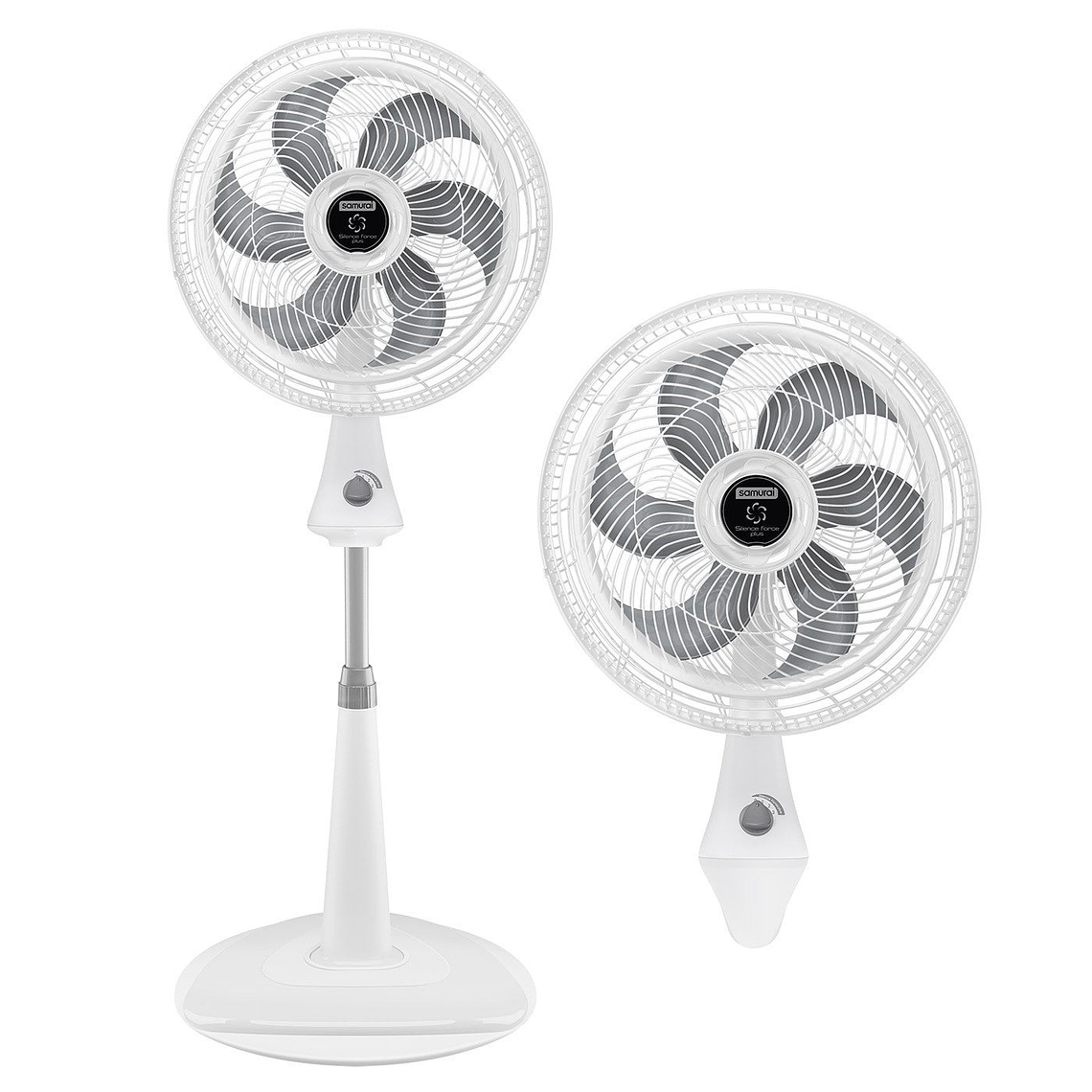Ventilador Silence Force Plus 2 En 1 Blanco / Samurai 1