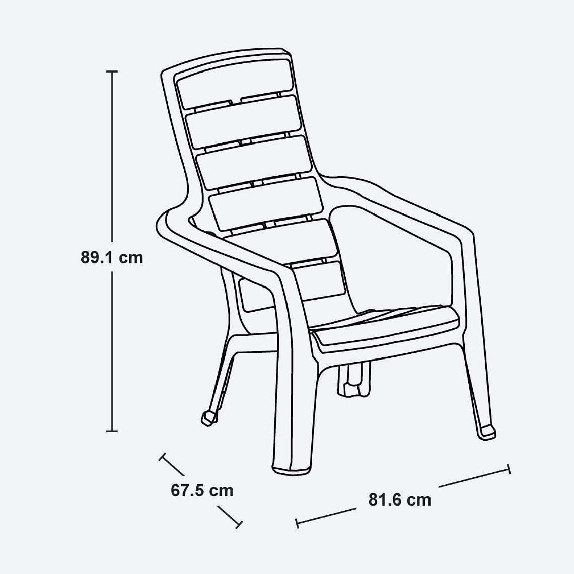 Silla Playera Baru Mocca / Rimax 4
