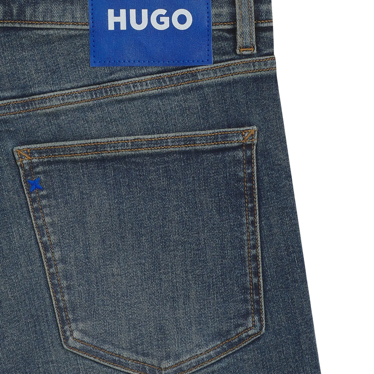 JEANS EXTRA SLIM FIT DE DENIM ELÁSTICO AZUL OSCURO JEANS EXTRA-SLIM FIT HOMBRE 4