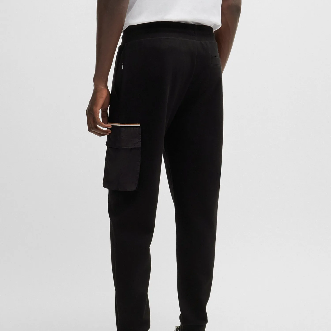 PANTALONES DE SUDADERA REGULAR FIT DE ALGODÓN CON BOLSILLOS EN CONTRASTE HOMBRE 4