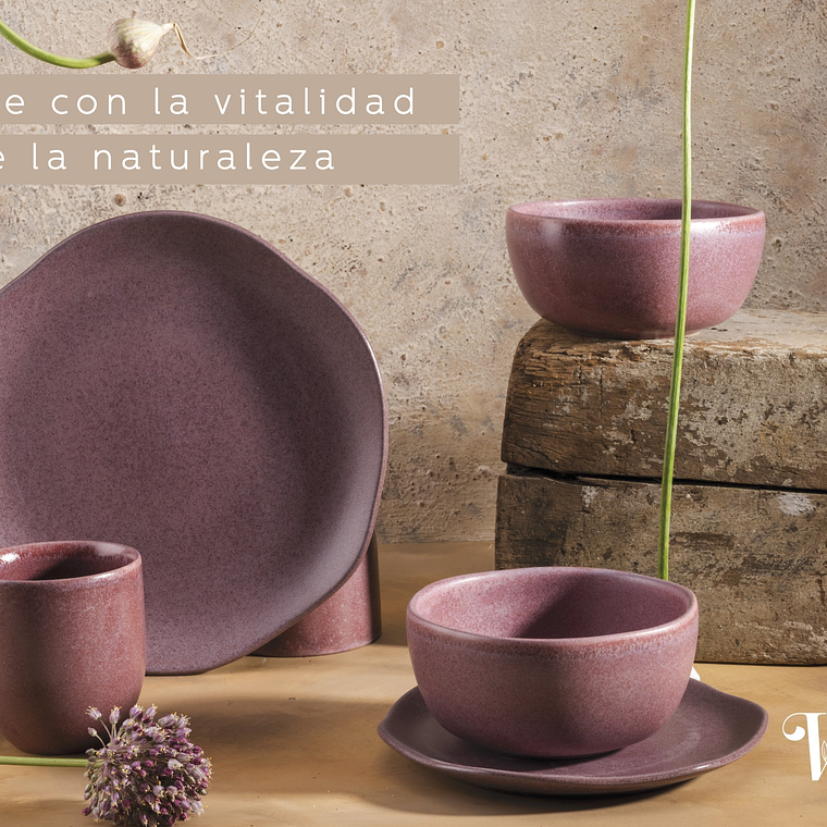 Vajilla Corona Gulupa 4 Puestos 16 Piezas 4