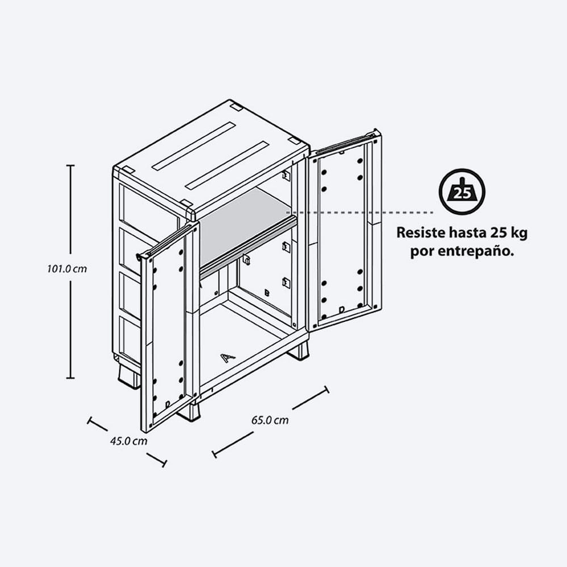 Armario Mediano Barú 4